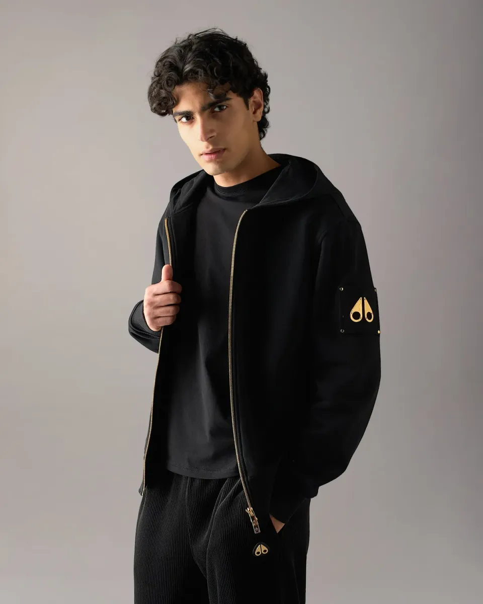 Moose Knuckles Hartsfield hoodie zippé noir