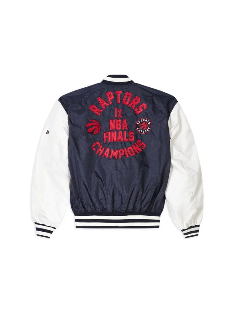 Alpha Industries L-2B Toronto Raptors bomber noir réversible
