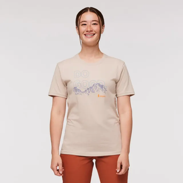 Cotopaxi Rising Do Good t-shirt femme Deep Ocean