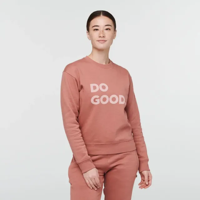 Cotopaxi Do Good Crew Sweatshirt Femme Earthen Coton Bio