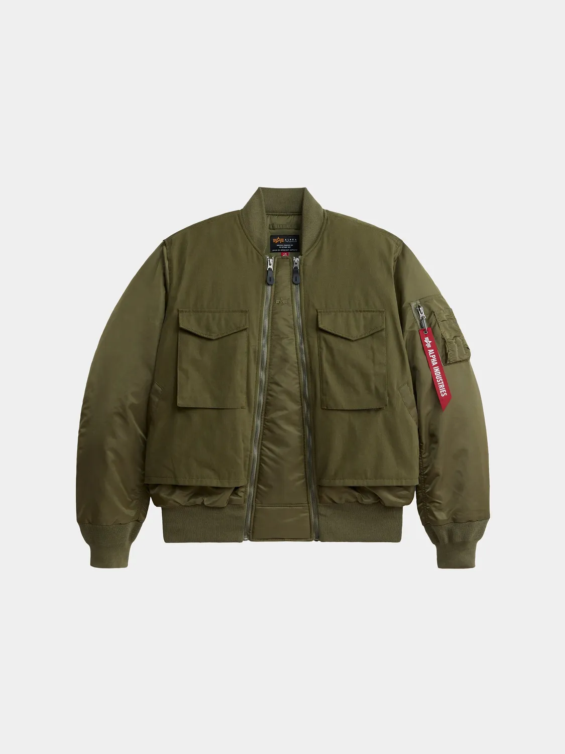 Alpha Industries MA-1 Mixed Cotton blouson coton noir