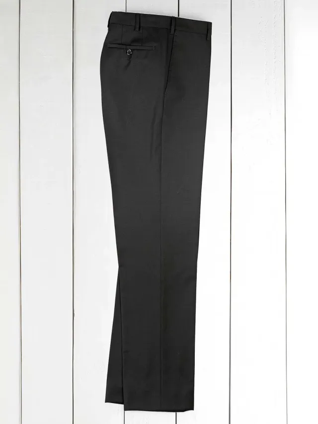 Hollington Bari pantalon laine noire Super 100 taille 42