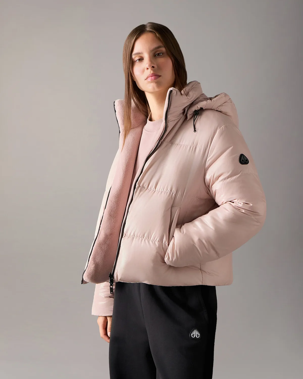 Moose Knuckles Queens Reversible doudoune noir réversible