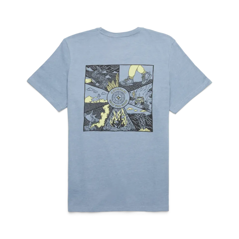 Cotopaxi Slice of Adventure t-shirt homme Tempest coton bio