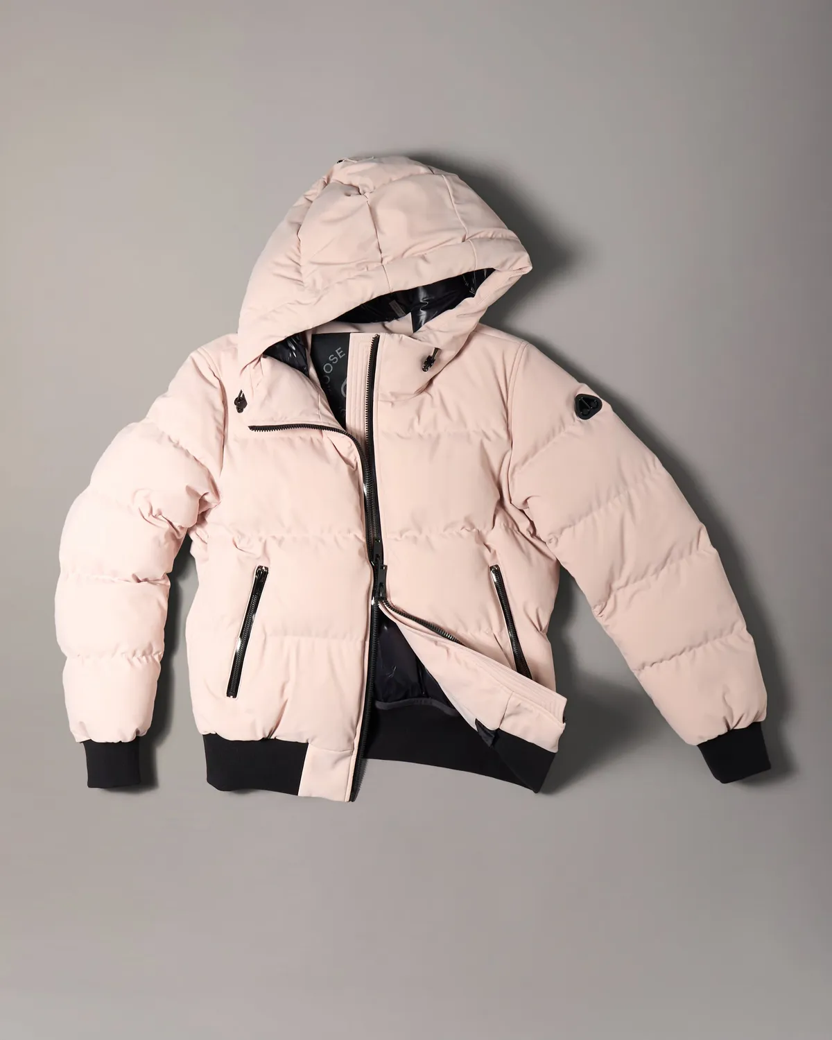 Moose Knuckles Soho Down Bomber doudoune femme rosewood