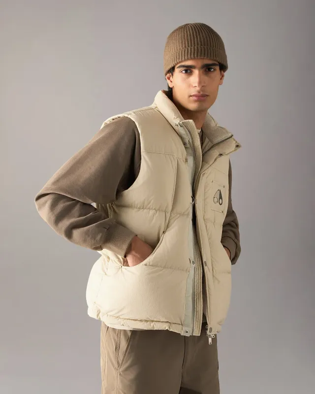 Moose Knuckles Everest Down Puffer gilet alabaster léger