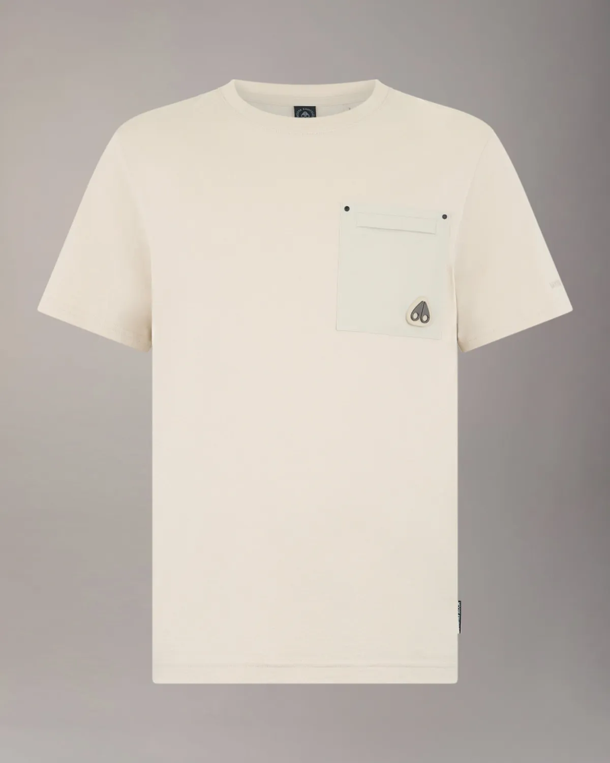 Moose Knuckles Dalon T-shirt Alabaster coton homme