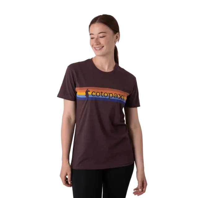 Cotopaxi On The Horizon t-shirt femme Black Iris équitable