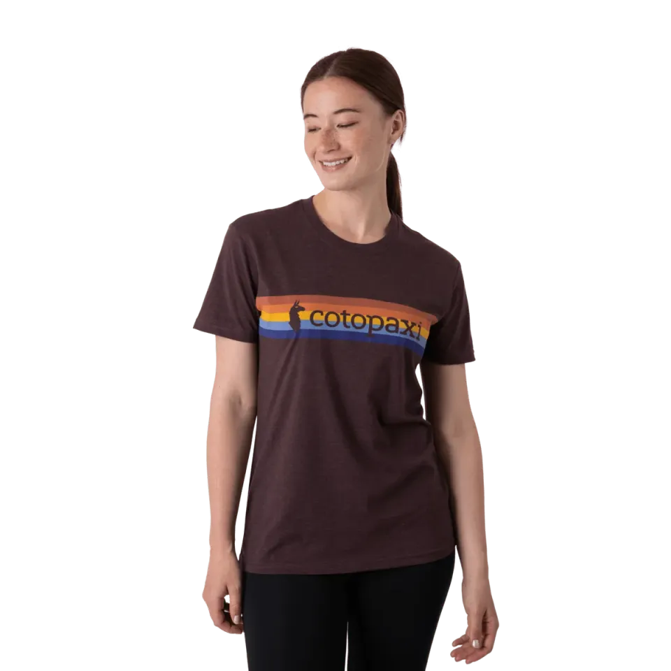 Cotopaxi On The Horizon t-shirt femme Black Iris équitable