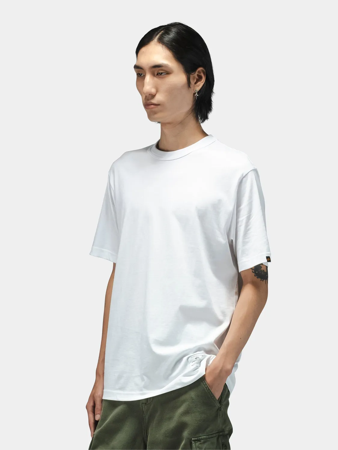 Alpha Industries Regular t-shirt coton noir