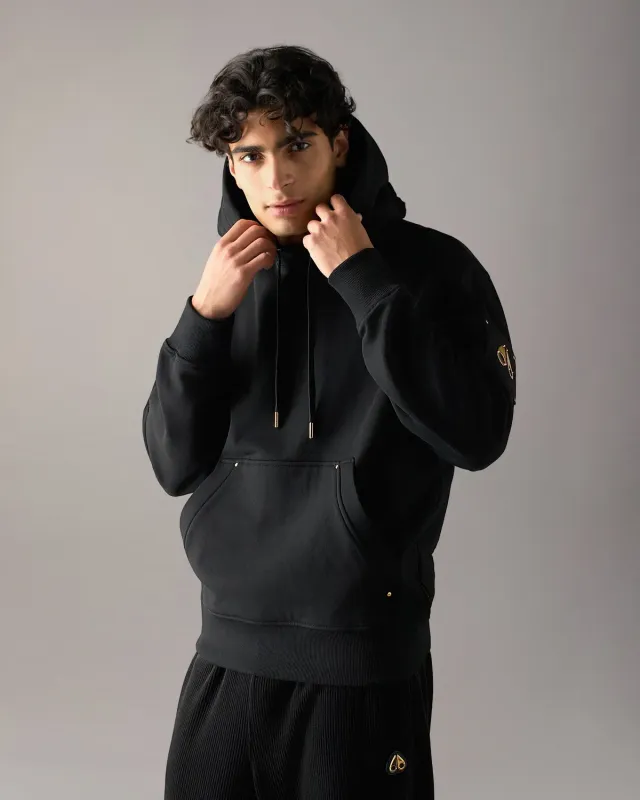 Moose Knuckles Gold Series Hartsfield Hoodie sweat noir