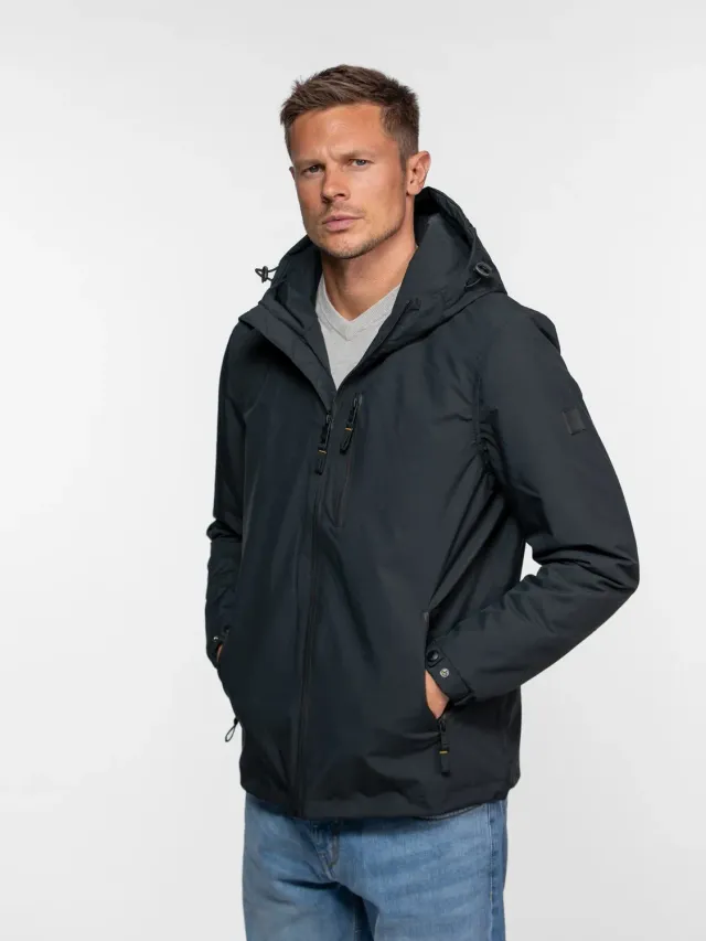 Daytona Lurayini parka courte déperlante noire