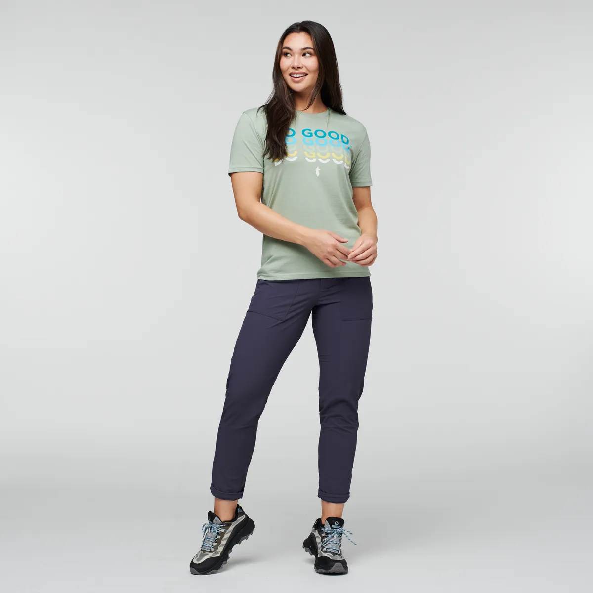 Cotopaxi Do Good Repeat t-shirt femme Lupine coton doux