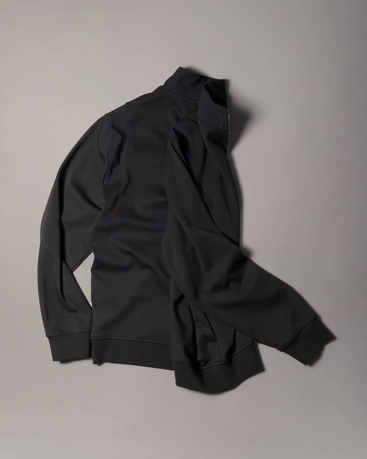Moose Knuckles Dalon sweat col zippé noir