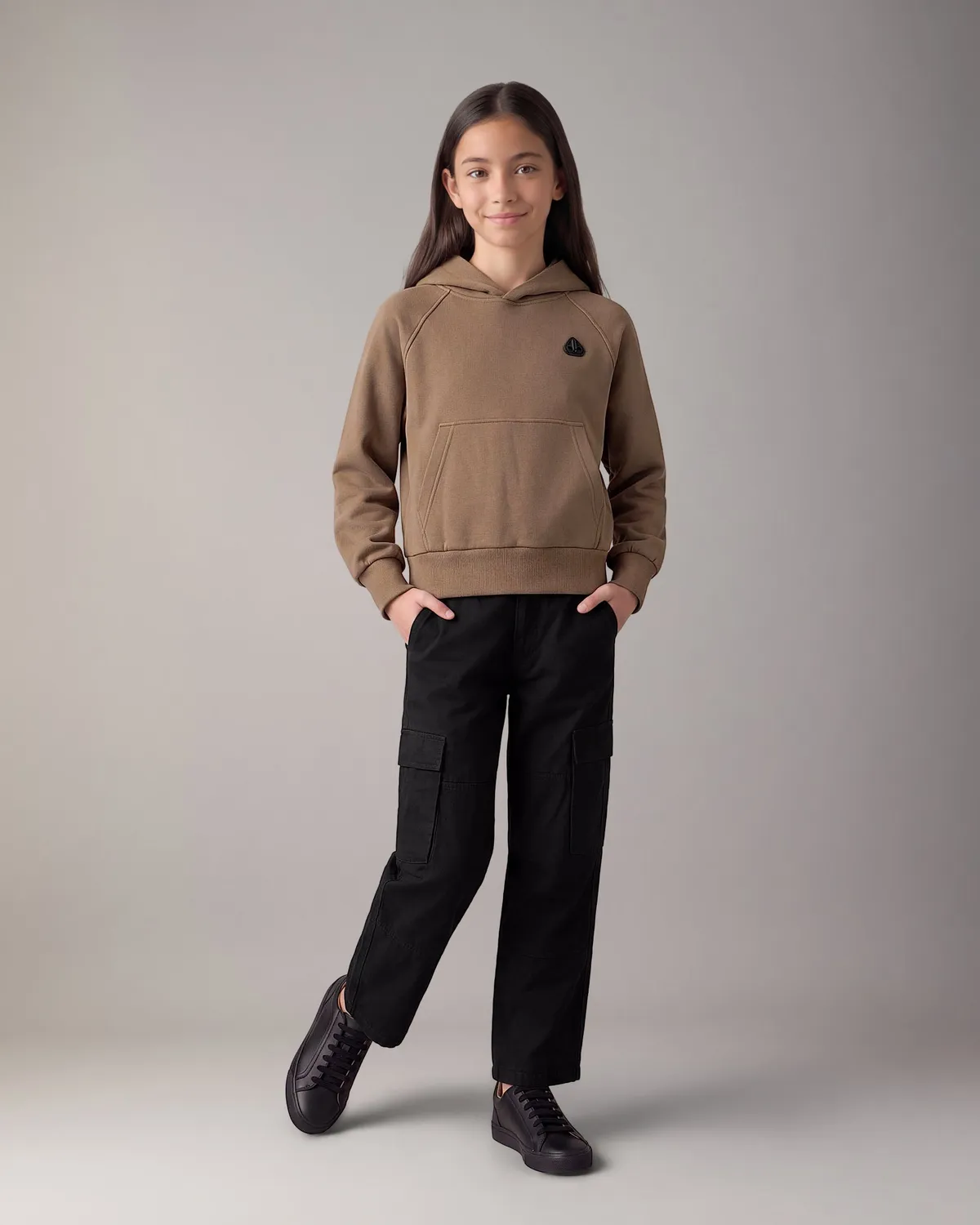 Moose Knuckles Yul hoodie enfant ashen