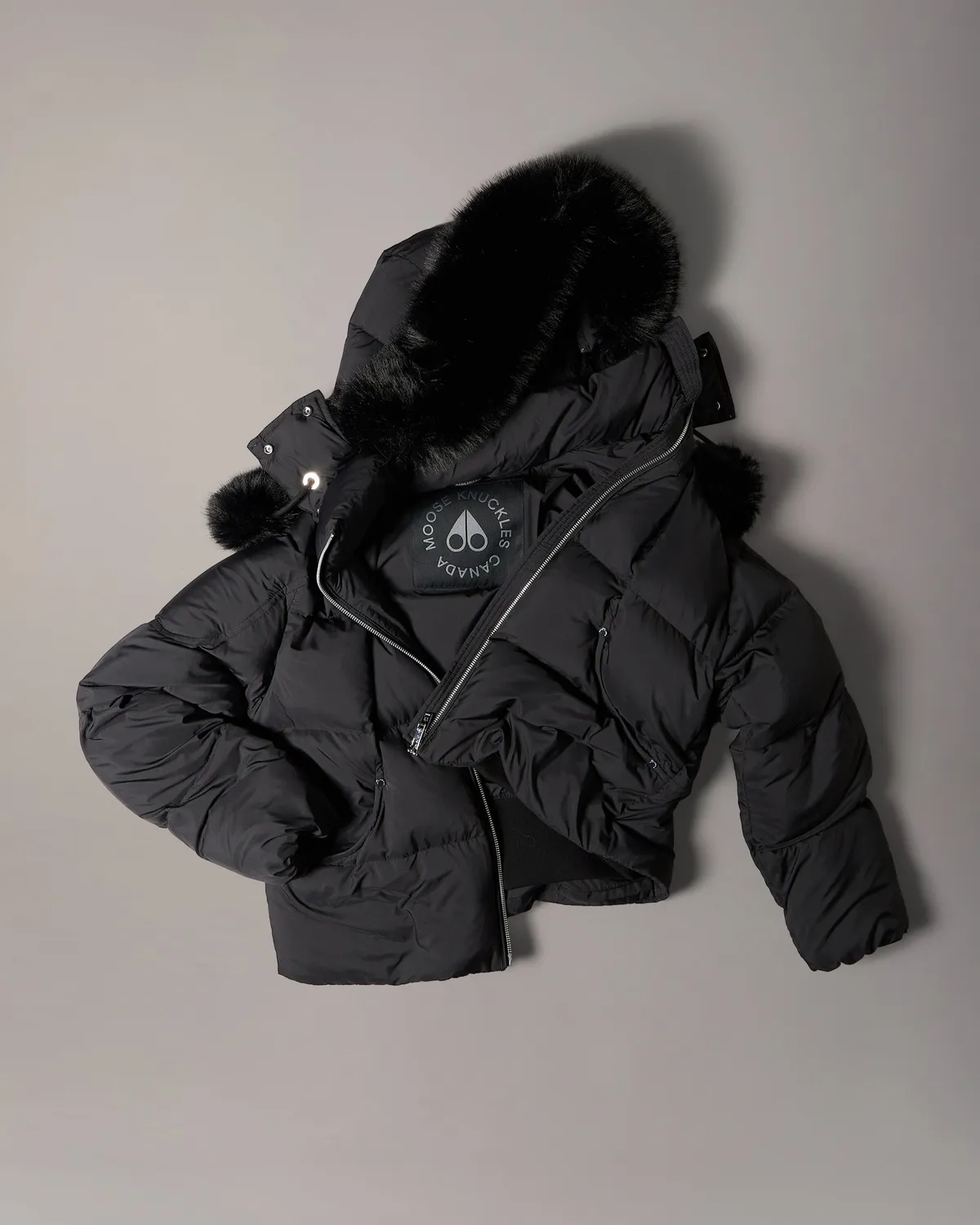 Moose Knuckles Everest doudoune capuche noir