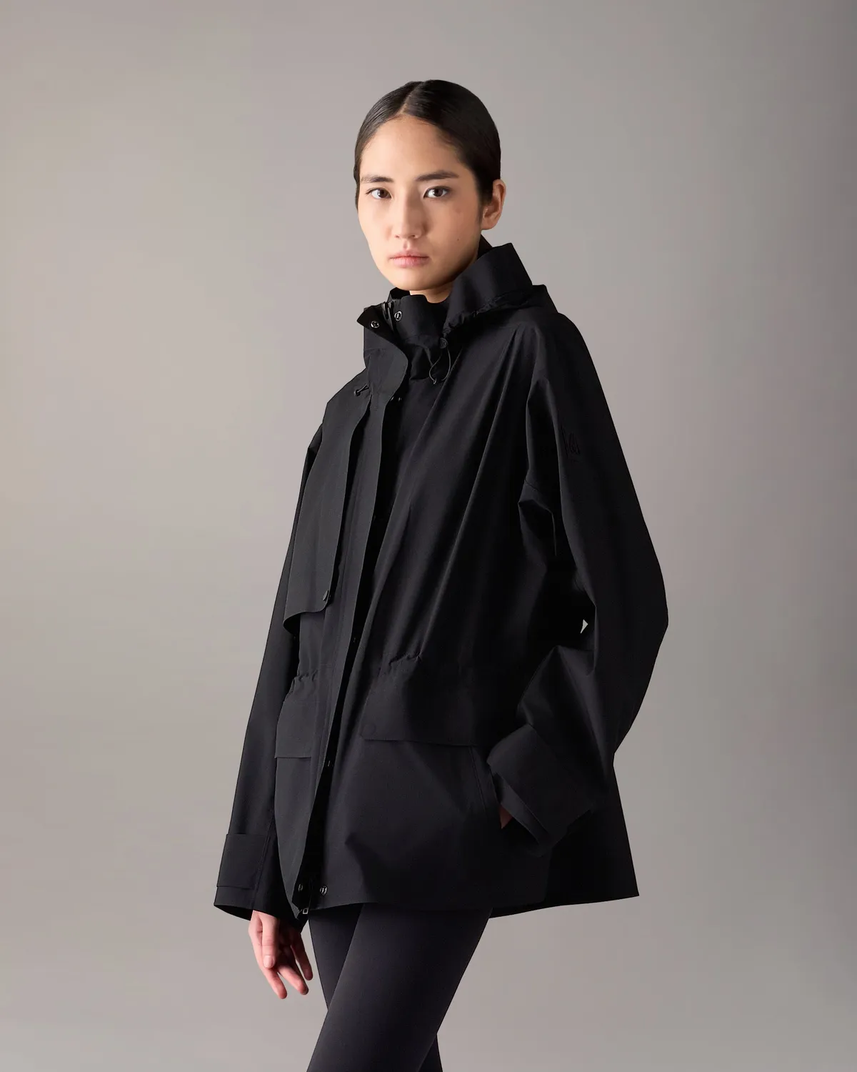 Moose Knuckles Laurier veste pluie noire étanche