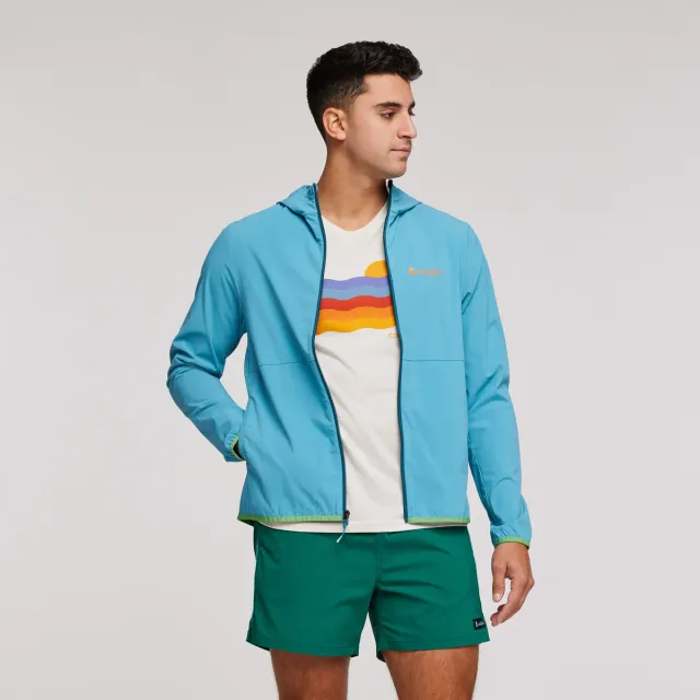 Cotopaxi Vuelta coupe-vent homme rouge léger imperméable