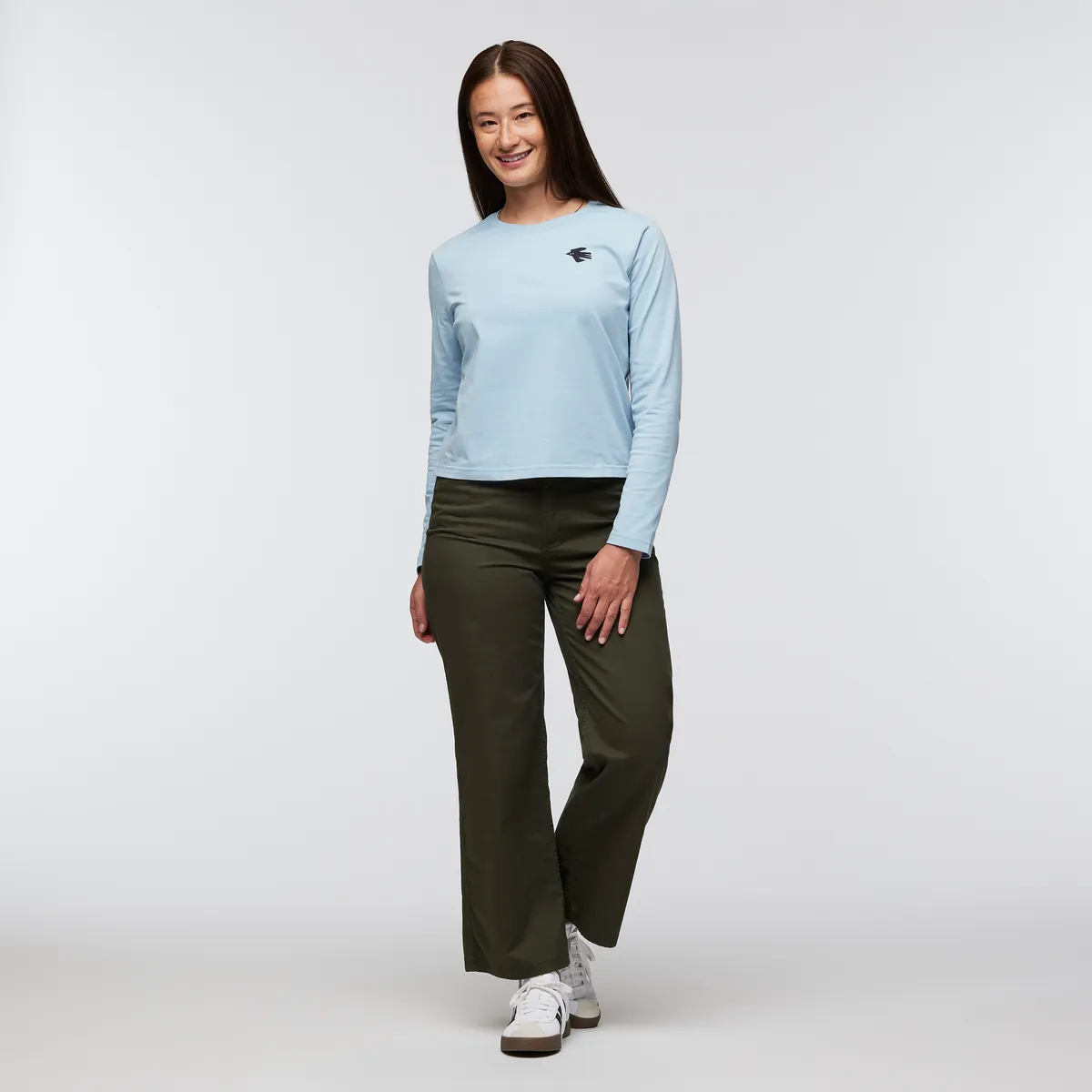 Cotopaxi Nomad T-shirt manches longues femme Iceberg coton bio