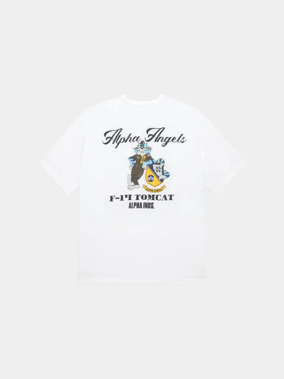 Alpha Industries Angels T-shirt Blanc Bleu Coton