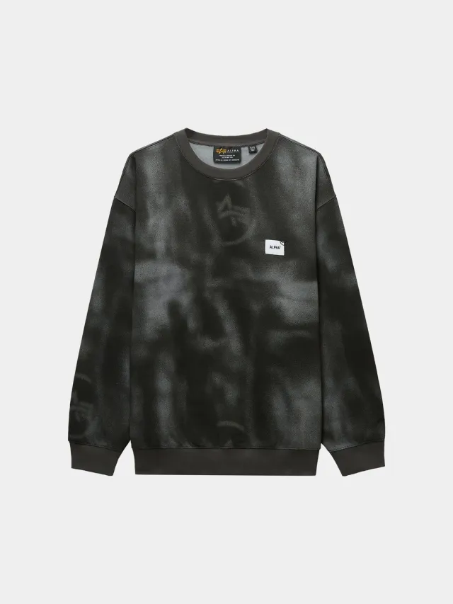 Alpha Industries UNFRM Sweat Washed gris délavé