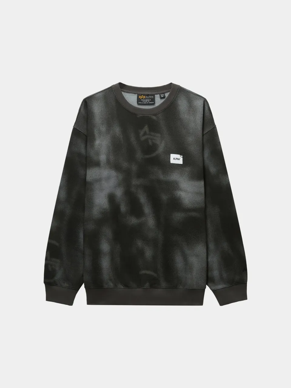 Alpha Industries UNFRM Sweat Washed gris délavé