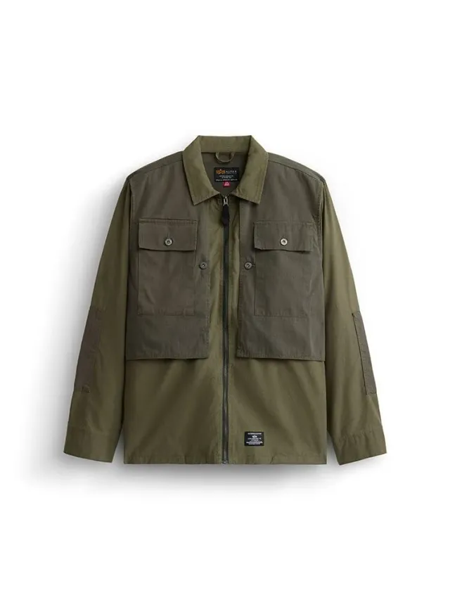Alpha Industries P-44 Surchemise OG-107 Green coton léger