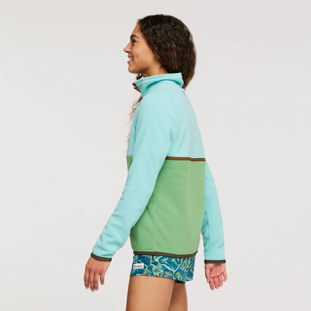 Cotopaxi Amado pullover polaire femme Sea Glass/Kelp recyclé