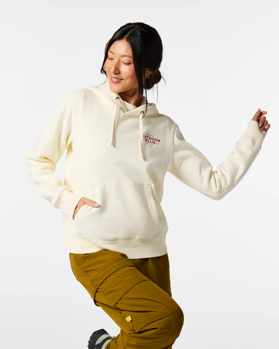Cotopaxi Outdoor Club Hoodie sweat femme molleton Bone