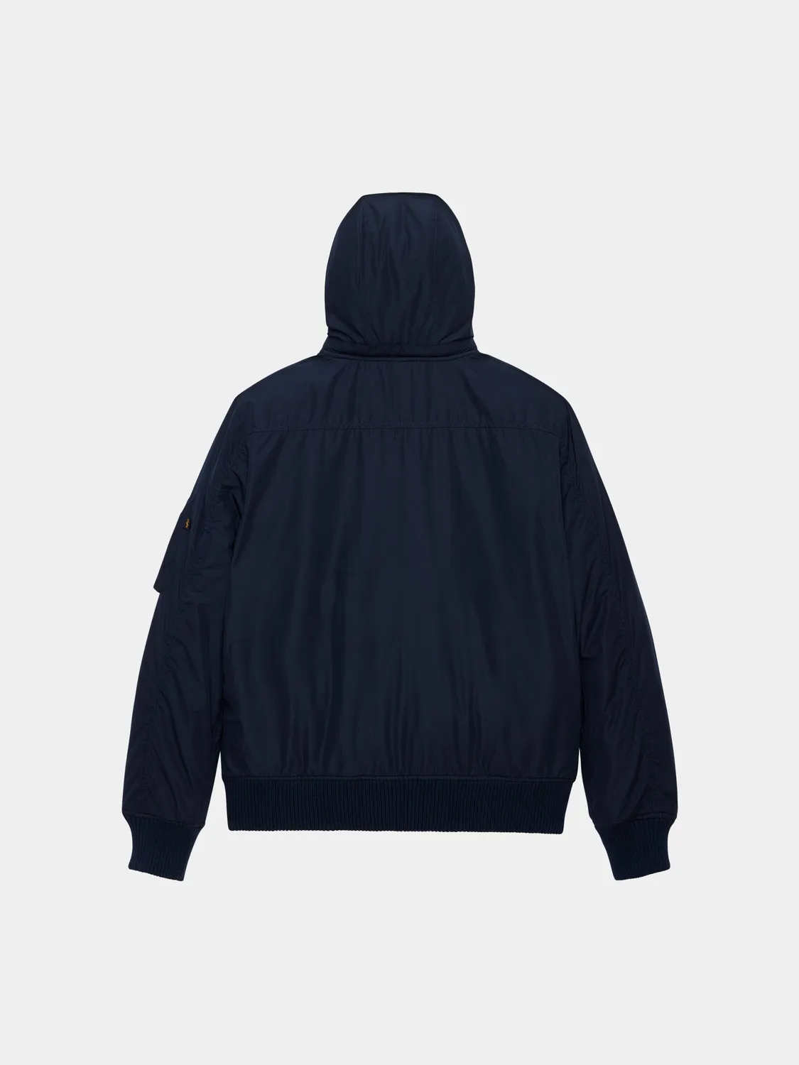 Alpha Industries MA-1 Hooded Rib bomber noir à capuche