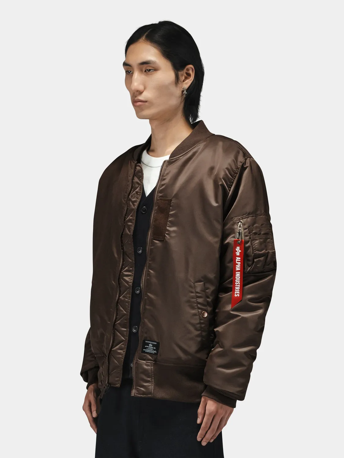 Alpha Industries MA-1 Mod bomber Coyote Brown nylon