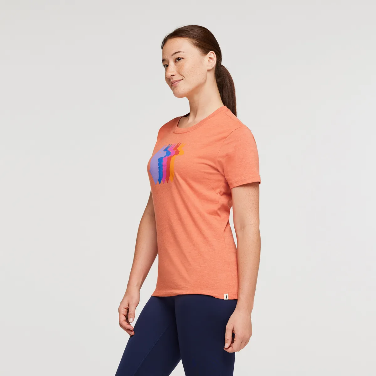 Cotopaxi Llama Sequence T-shirt femme Bone motif lamas
