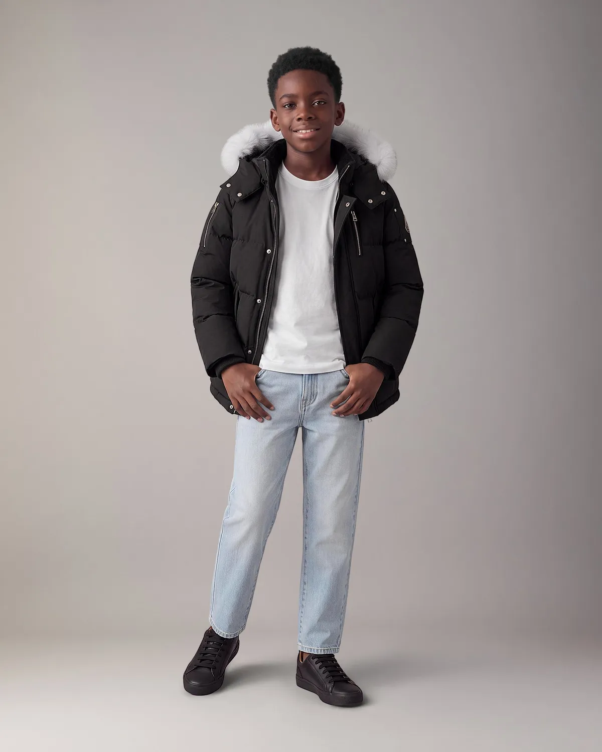 Moose Knuckles Original Veste enfant duvet 3Q noir