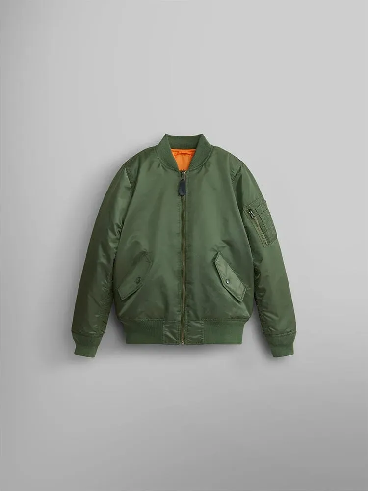 Alpha Industries Youth MA-1 blouson bomber réversible sauge
