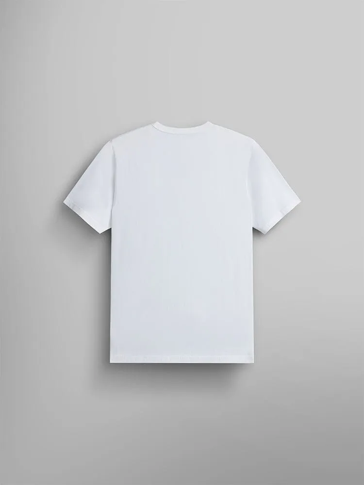 Alpha Industries Warped Label t-shirt noir coton imprimé dos