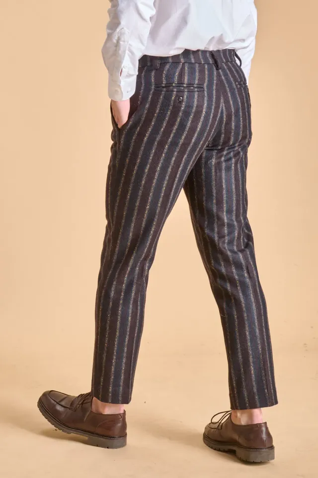 Soubacq Mayfair pantalon homme laine ottoman