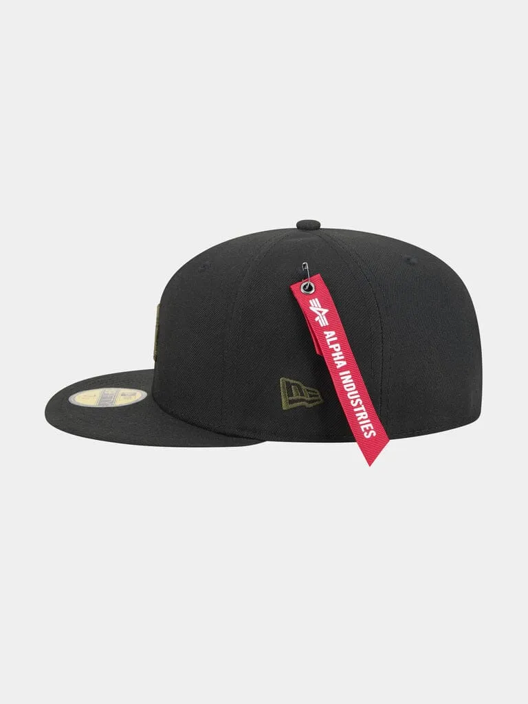 Alpha Industries Dodgers 59Fifty casquette noire polyester