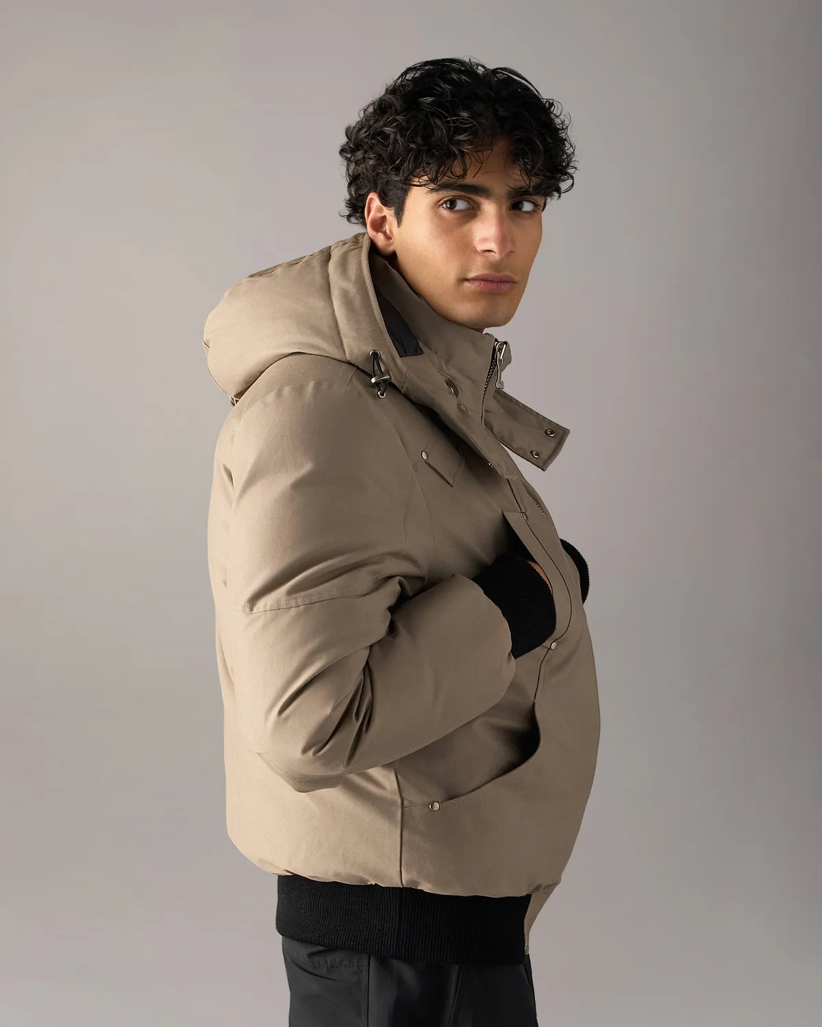 Moose Knuckles Originals Ballistic Bomber doudoune ashen-bronze