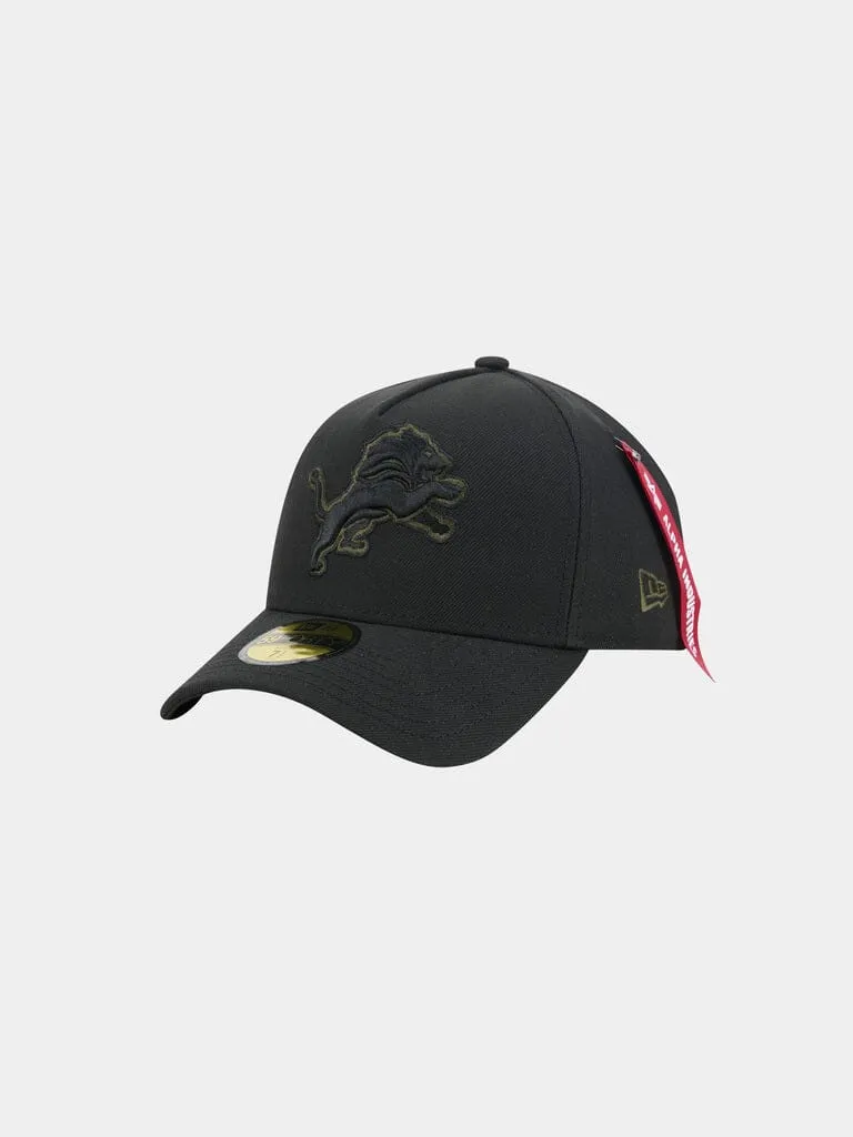 Alpha Industries Detroit Lions New Era 59FORTY casquette noire