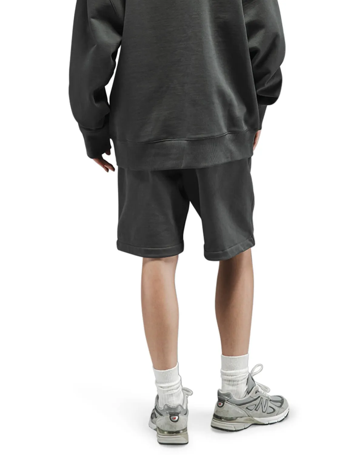 Alpha Industries Essential short molleton charcoal