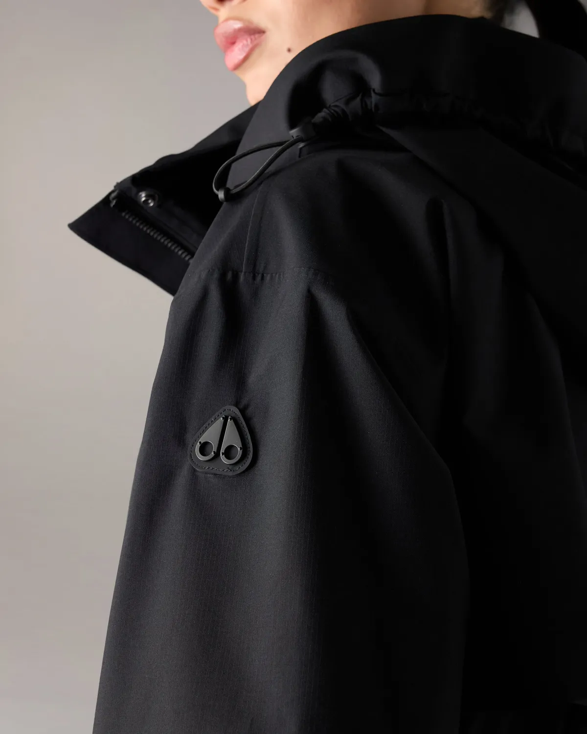 Moose Knuckles Laurier parka pluie noir femme