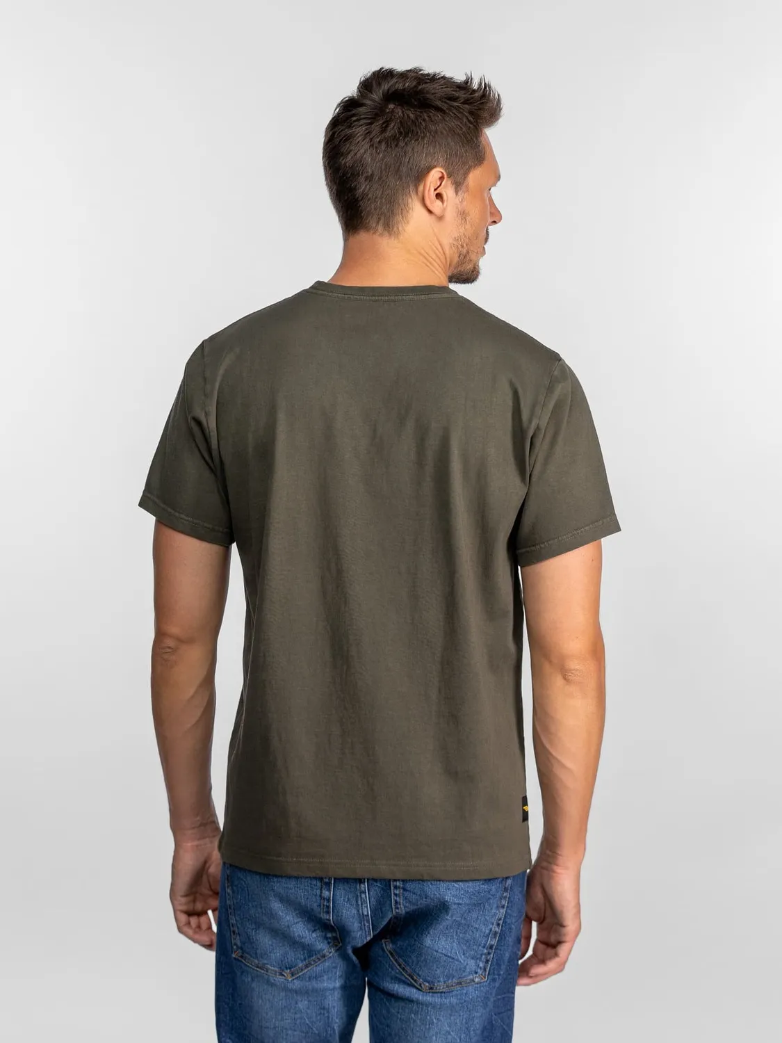 Daytona Gaylord t-shirt homme Irish Cream coton stone wash