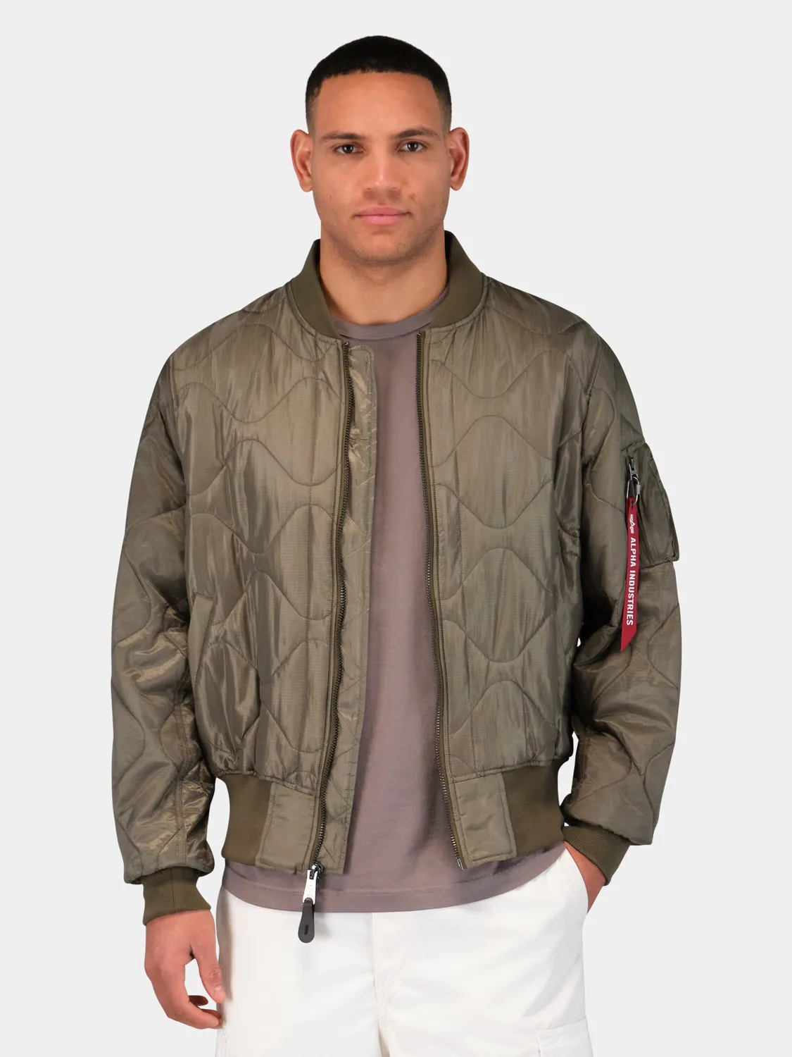 Alpha Industries L-2B Relaxed Quilted flight OG-107 Green