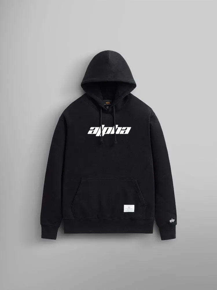 Alpha Industries Alpha Logos hoodie noir coton
