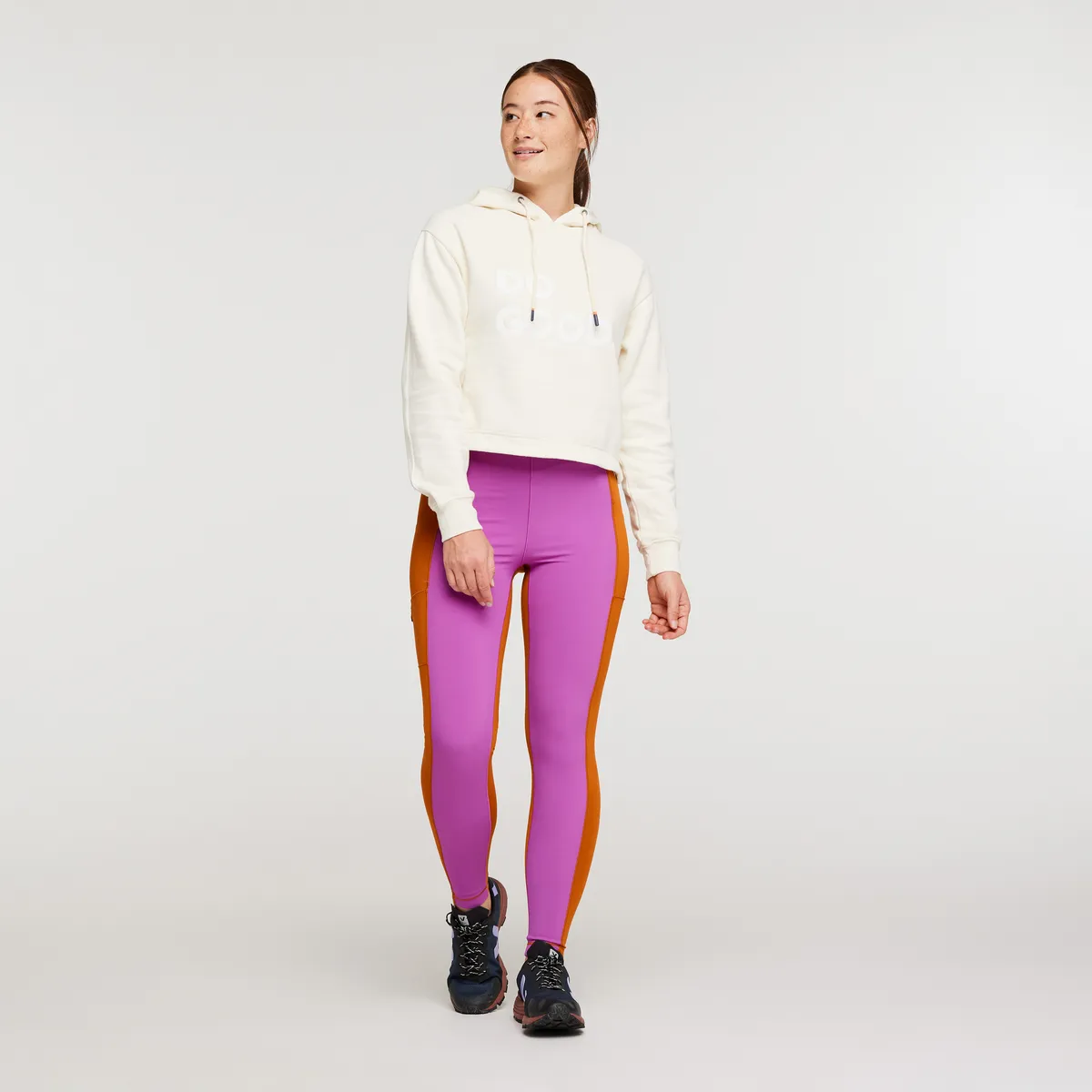 Cotopaxi Do Good sweat court femme Bone coton bio