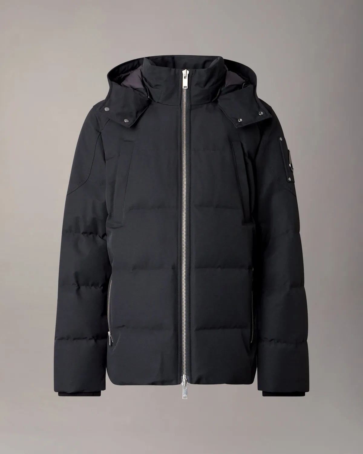 Moose Knuckles Banff Down Jacket doudoune noir mi-long