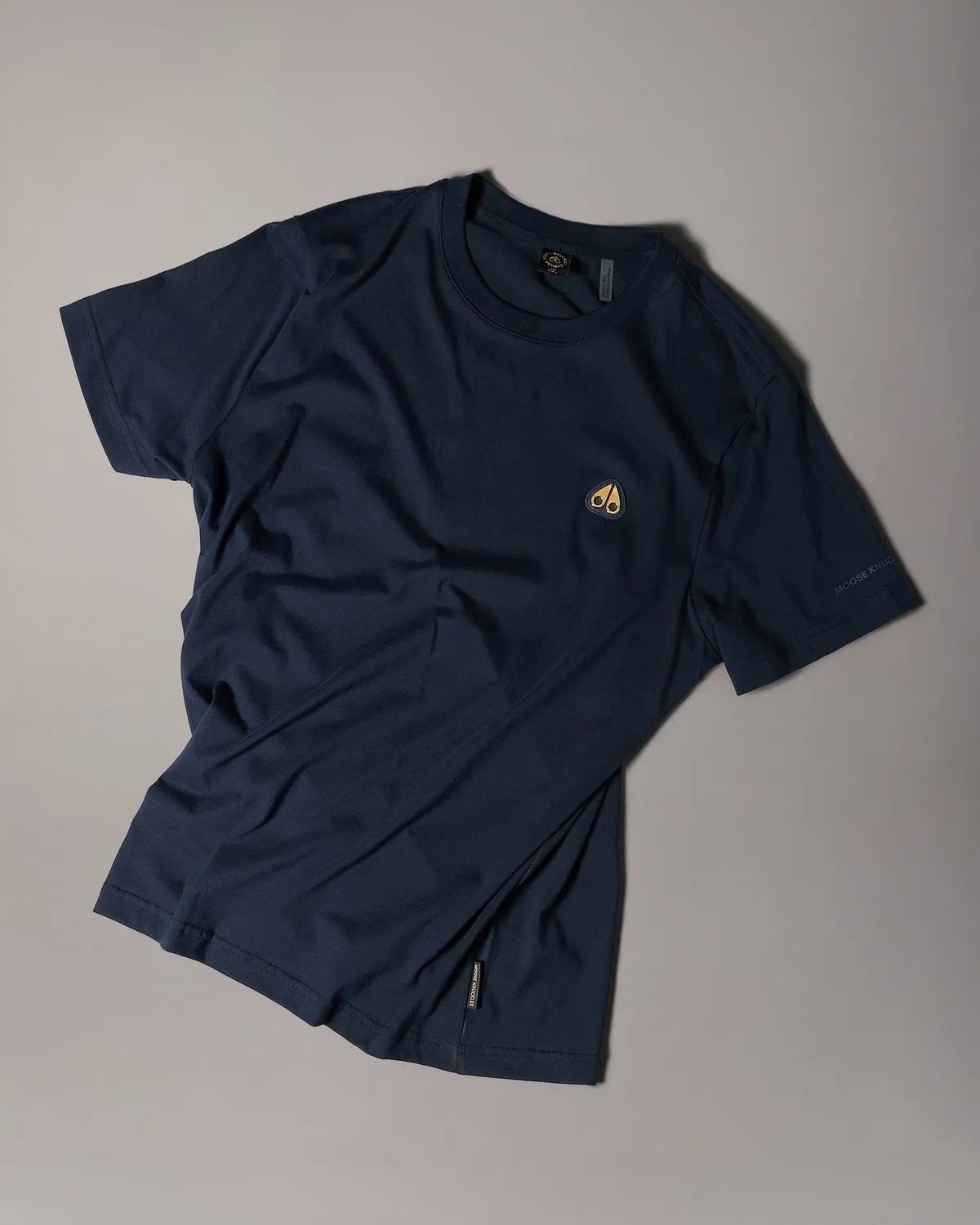 Moose Knuckles Gold Series Crescent T-Shirt navy homme