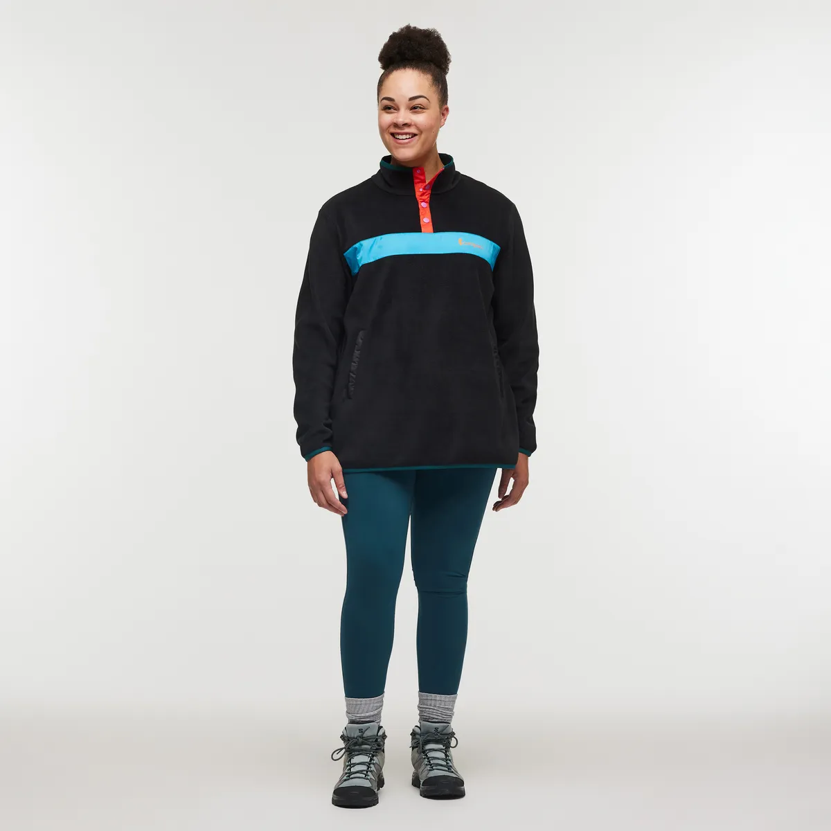 Cotopaxi Teca Fleece Pullover polaire femme Water Slide boutons