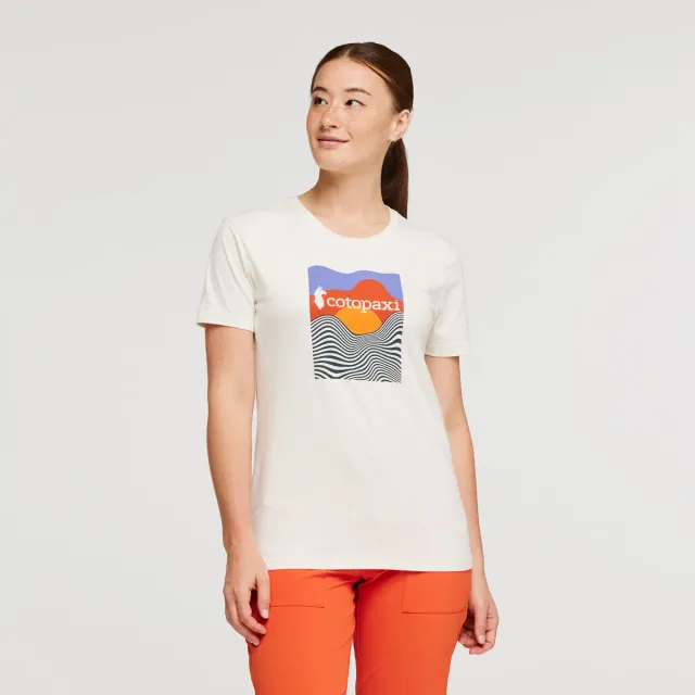 Cotopaxi Vibe t-shirt femme Bone imprimé