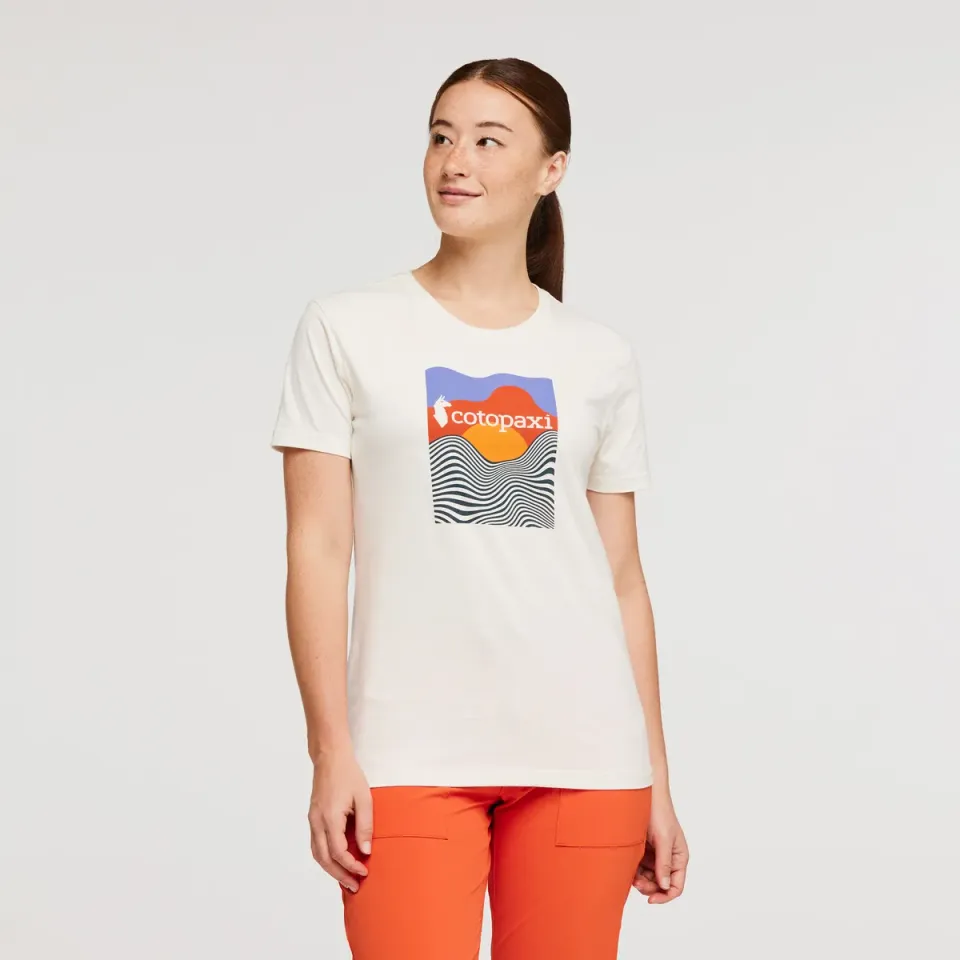Cotopaxi Vibe t-shirt femme Bone imprimé